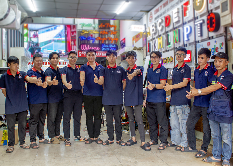 Đội ngũ nhân sự của Led Sun