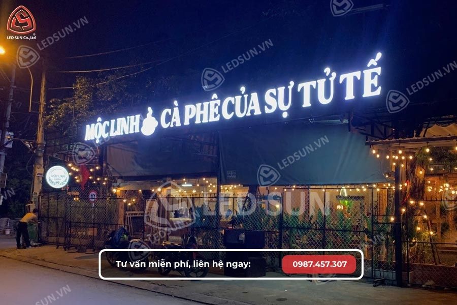 Mẫu bảng hiệu quán cafe