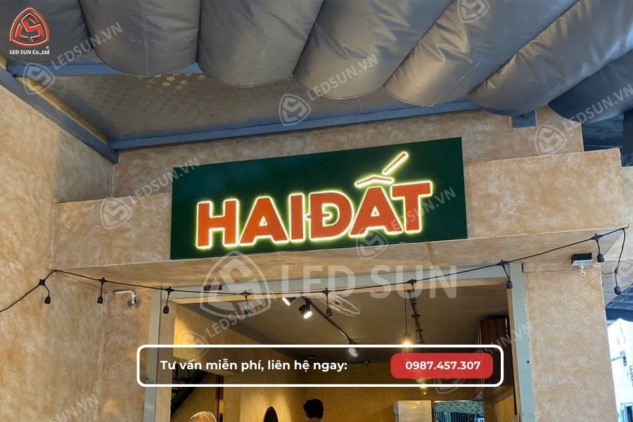 Mẫu bảng hiệu quán cafe 