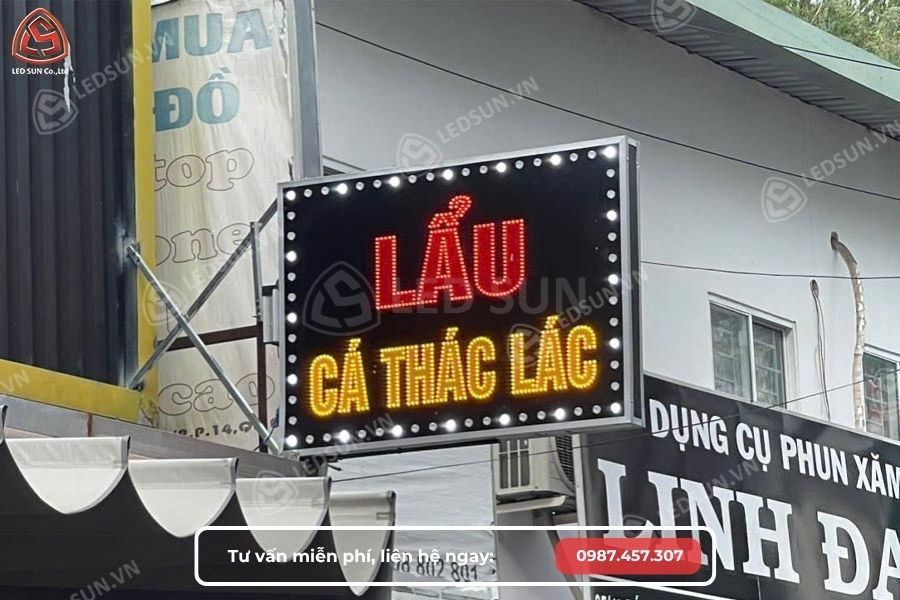 biển led vẫy nhà hàng