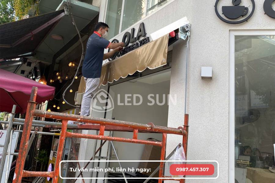Quá trình bào hành bảng hiệu của Led Sun