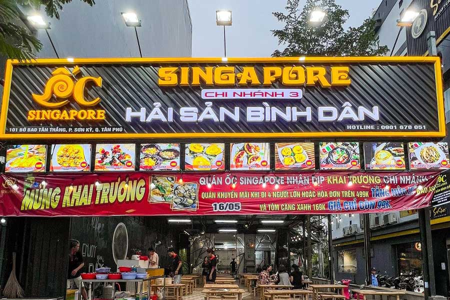 bảng hiệu quán nhậu