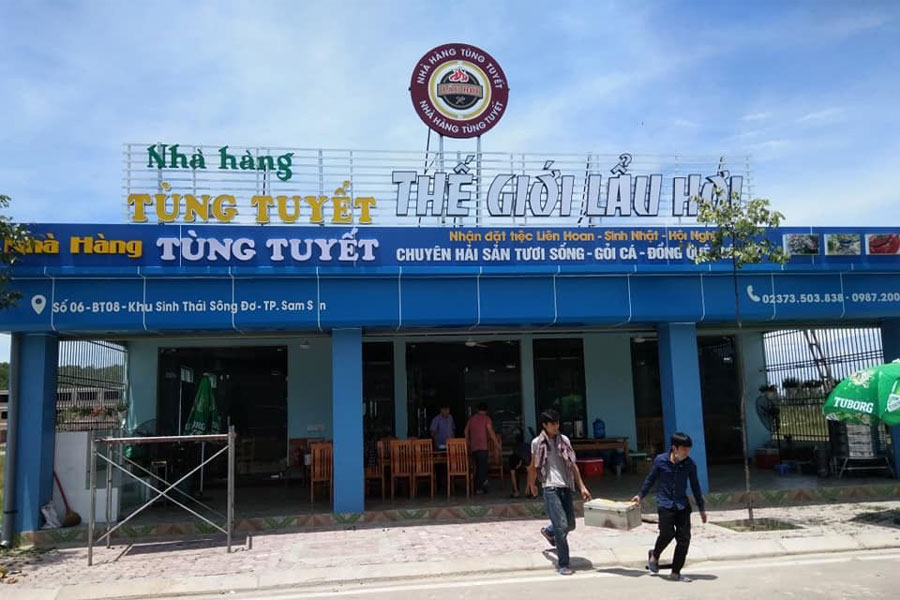 bảng hiệu quán nhậu
